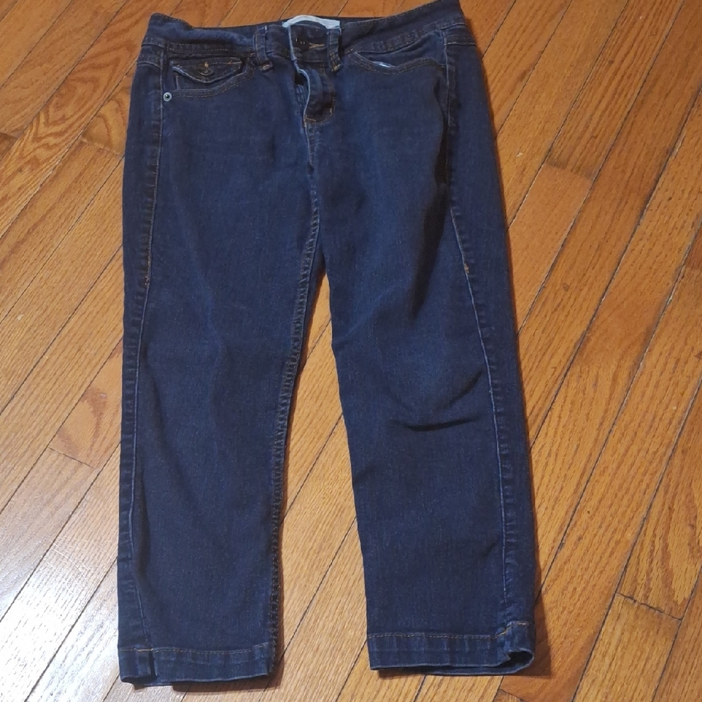 No Boundaries Dark Blue Ankle Jeans